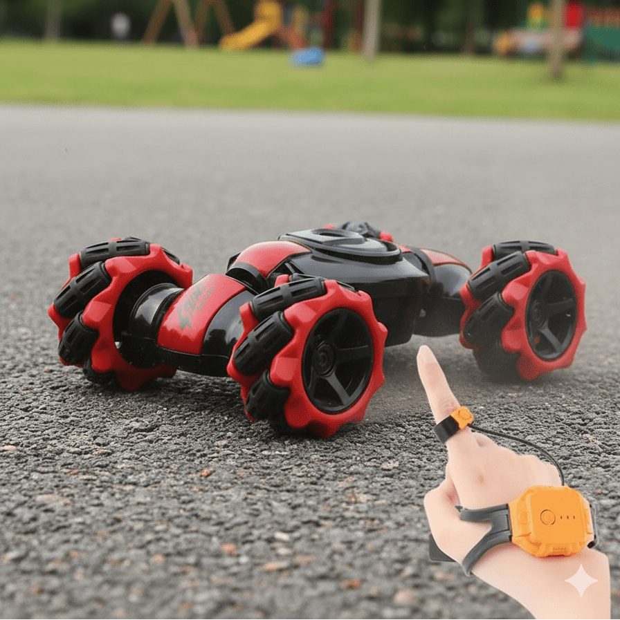 Remote Control Twisting Hand Gesture Sensing RC Stunt Car – 360° Transforming Off-Road Racer
