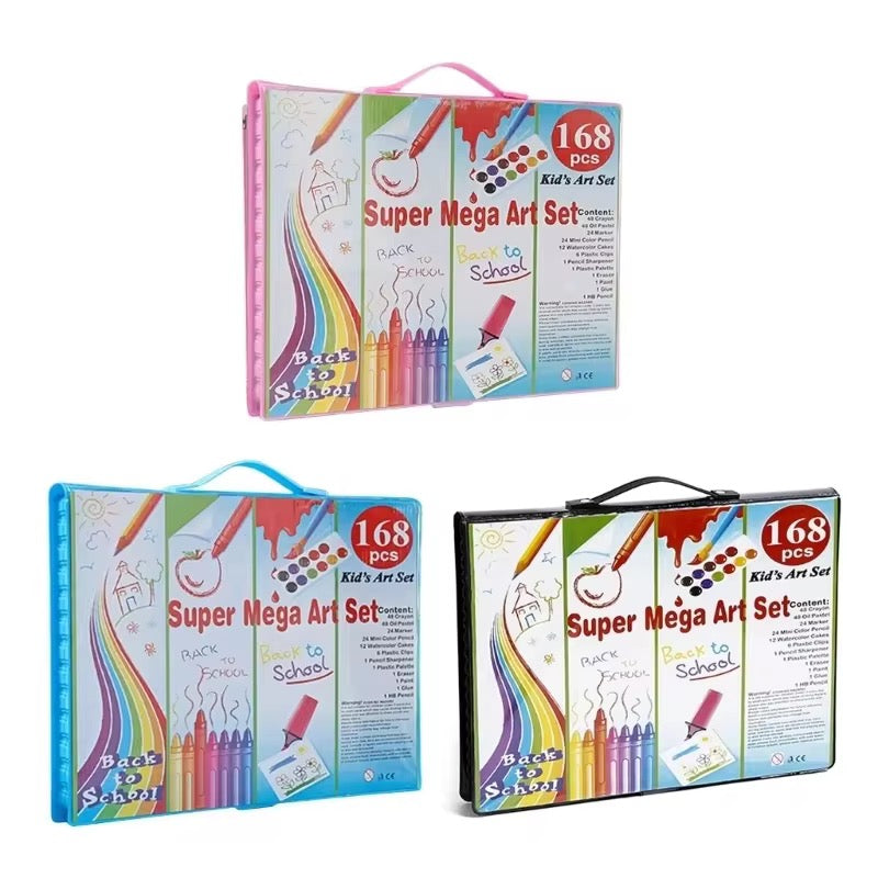 Colouring Art Kit – Multi-Character Box Set for Kids (168 pcs &amp; 68 pcs)