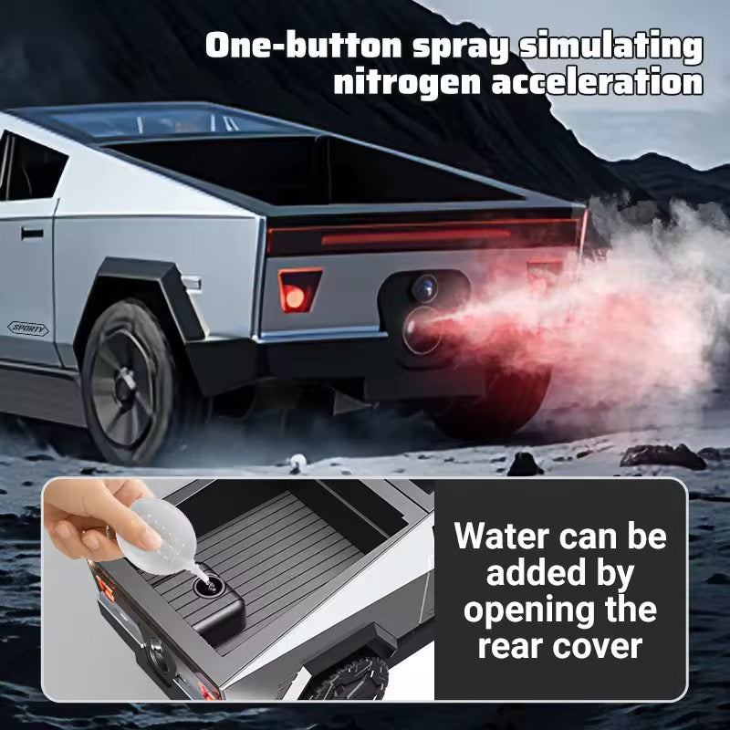 Tesla Cybertruck RC Remote Control Pickup Truck – Rechargeable Battery Edition