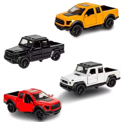 Mini Rivo Dala Metal Pullback Car – Die-Cast Model with Opening Doors (1 Piece, Multiple Colors)