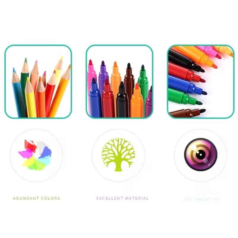 Colouring Art Kit – Multi-Character Box Set for Kids (168 pcs &amp; 68 pcs)