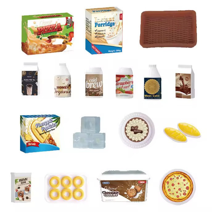 Premium Quality Fridge Toy Set with Fruits &amp; Food Accessories – Kids Kitchen Role Play Toy