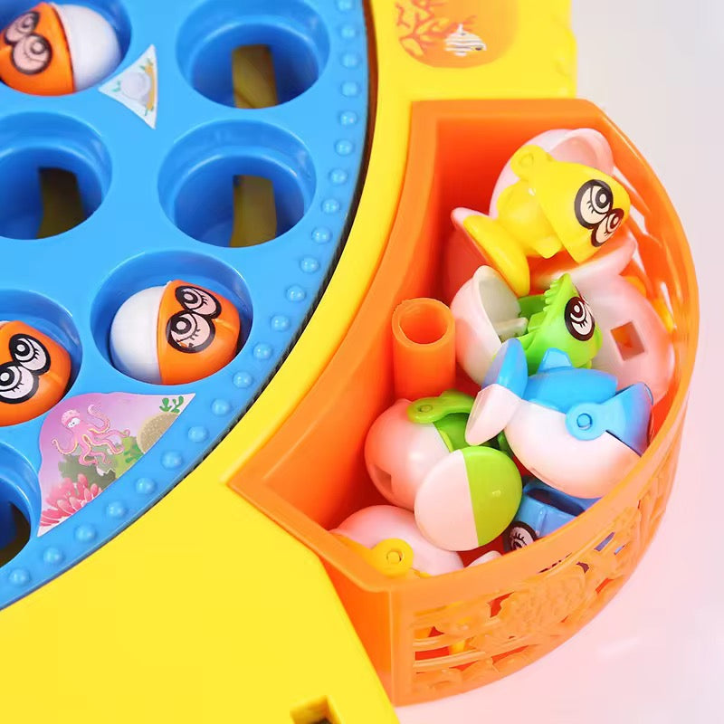 45PCS Magnetic Fishing Toy Game – Big Educational Catch &amp; Learn Set for Kids