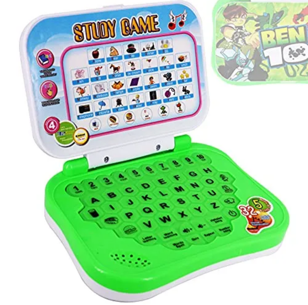 Kids Educational Learning Laptop Toy – Ben 10 Character Edition
