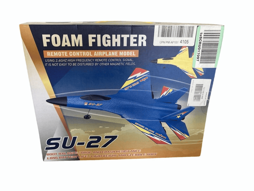 Remote Control Flying Foam Airplane-Lightweight RC Glider for Kids
