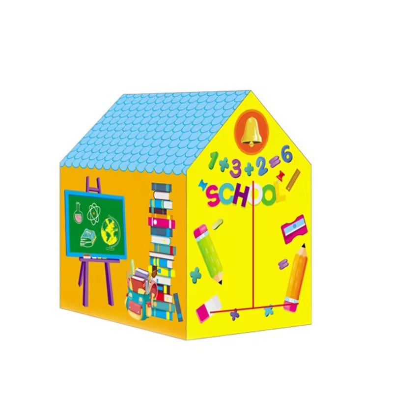 School Theme Tent House for Kids – Fun Learning Play Tent