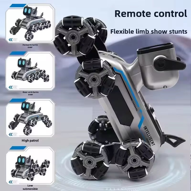 Remote & Watch Control Stunt Robot Dog with Spray Option – Interactive Smart Pet Toy