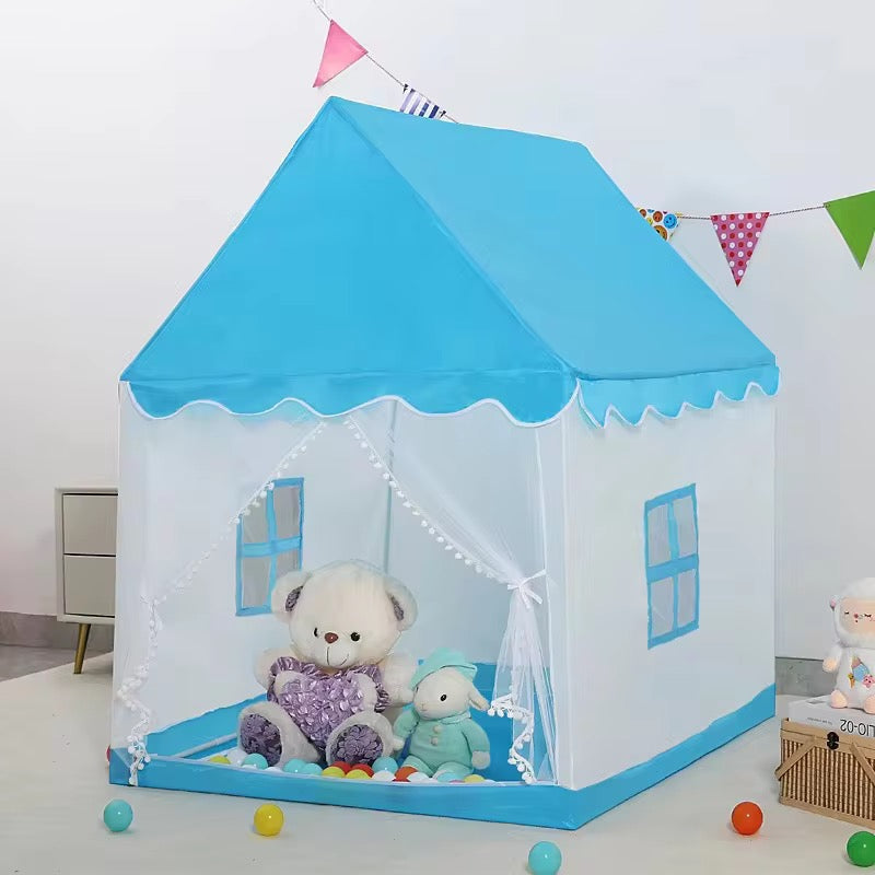 Kids' Play Tent House (BLUE)– Cozy Indoor &amp; Outdoor Play Tent for Kids