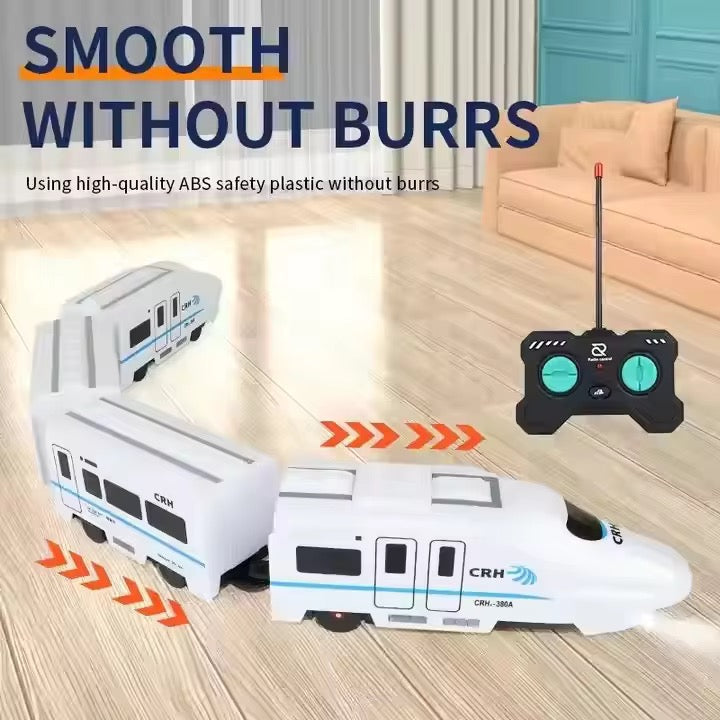 Remote Control Detachable Toy Train – 69cm Interactive Electric Locomotive Set