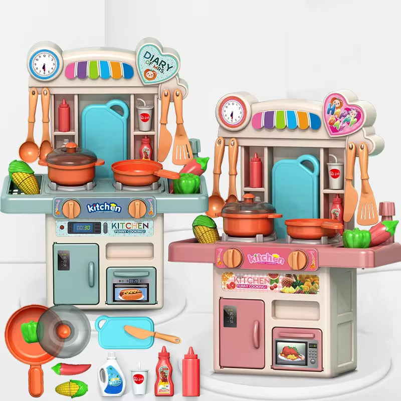 Deluxe Kitchen Play Set – High Quality Pretend Cooking Toy with 16 Accessories