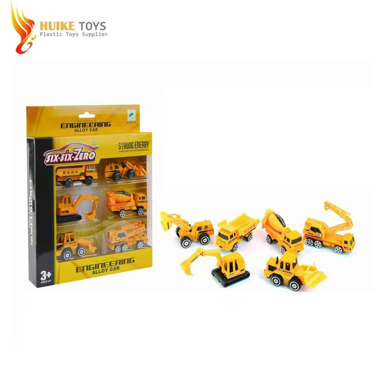 Pack of 4 & 6 Mini Metal Cars – Die-Cast Model Set for Kids