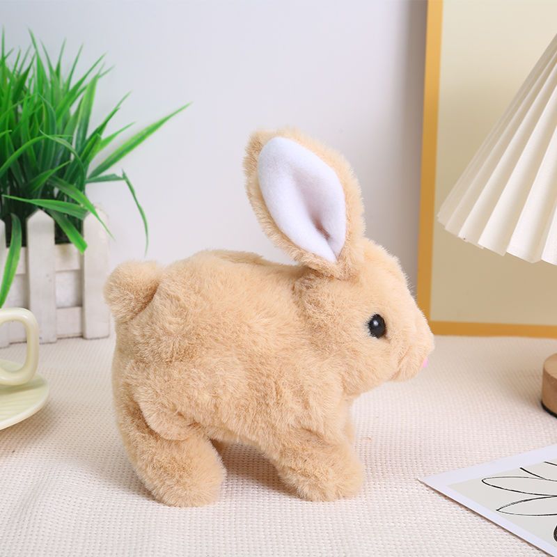 Plush Rabbit Toy with Sound and Motion for Kids