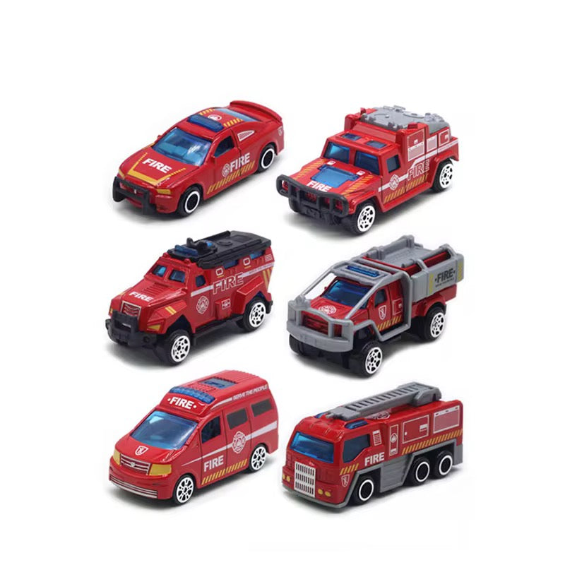 Pack of 4 Mini Metal Cars – Die-Cast Model Set for Kids