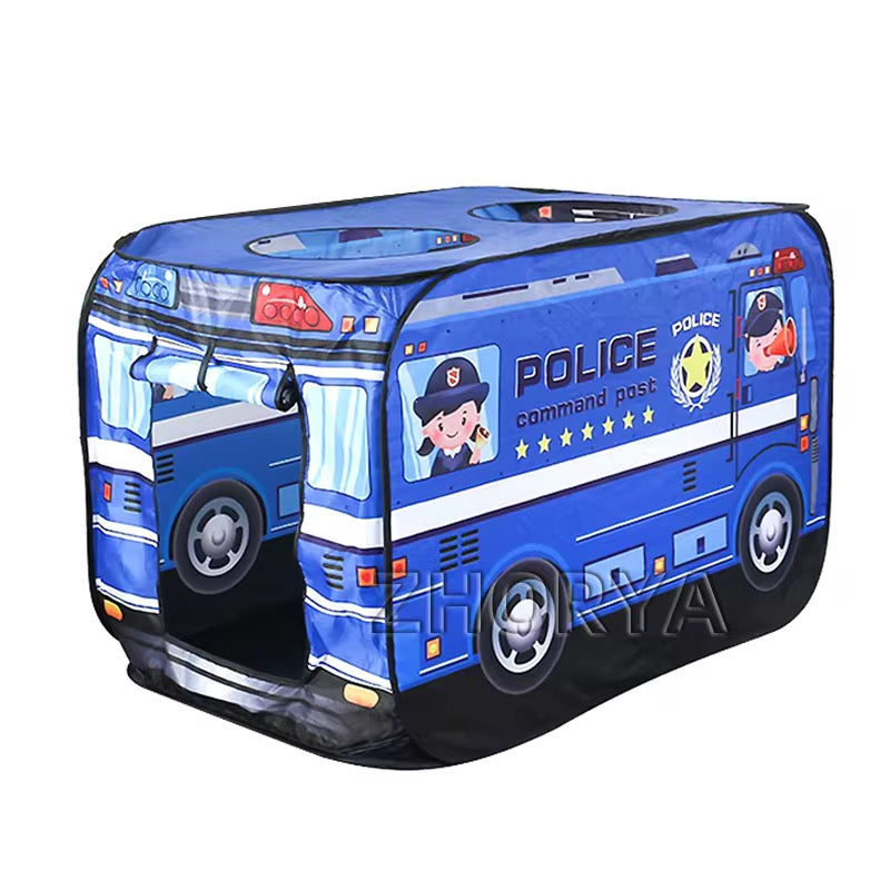 Kids Bus Tent Playhouse – Fun Adventure Theme Play Tent for Kids