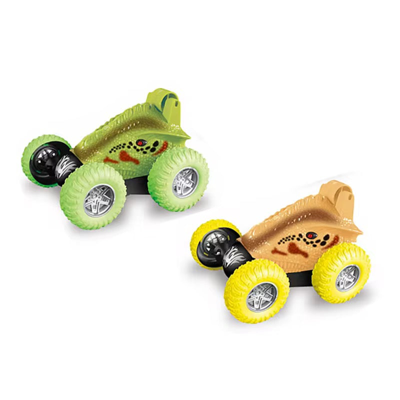Rechargeable Dancing Stunt Car for Kids – Remote Control Action Toy with Lights &amp; Music