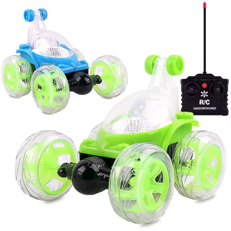 Remote Control Dancing Stunt Car for Kids – Large Size, 360° Rotating Action Toy