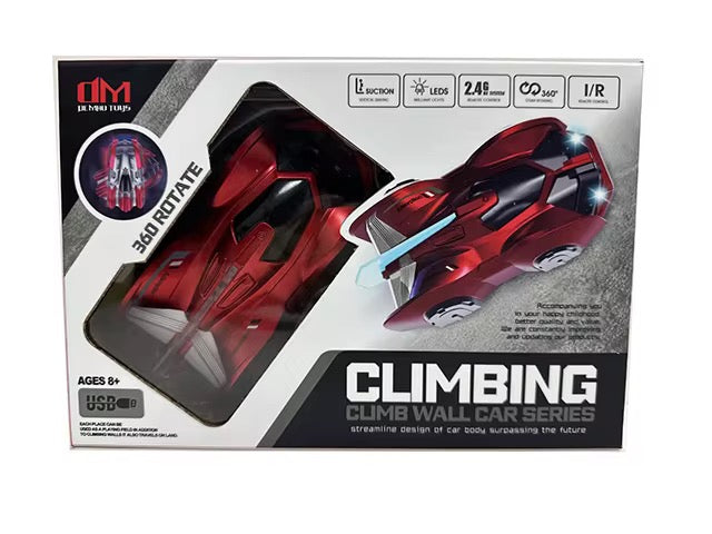 RC Wall Climbing Remote Control Car – Floor & Wall Racing Stunt Climber Toy