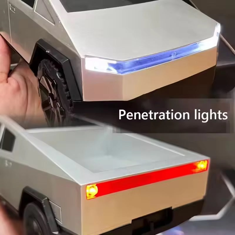 Tesla Cybertruck RC Remote Control Pickup Truck – Rechargeable Battery Edition