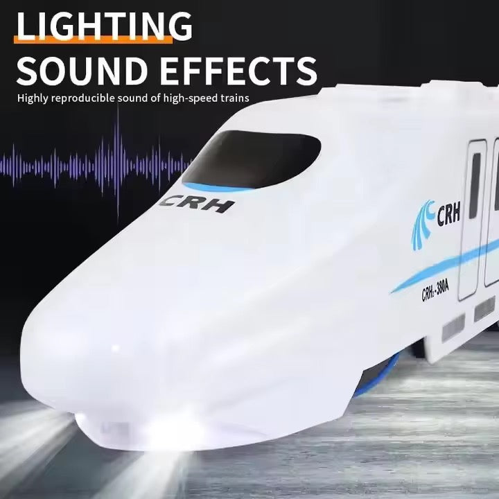 Remote Control Detachable Toy Train – 69cm Interactive Electric Locomotive Set