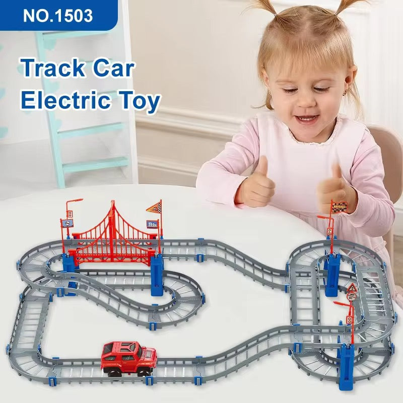 Jeep Track Set for Kids – Adventure Racing &amp; Stunt Track Playset