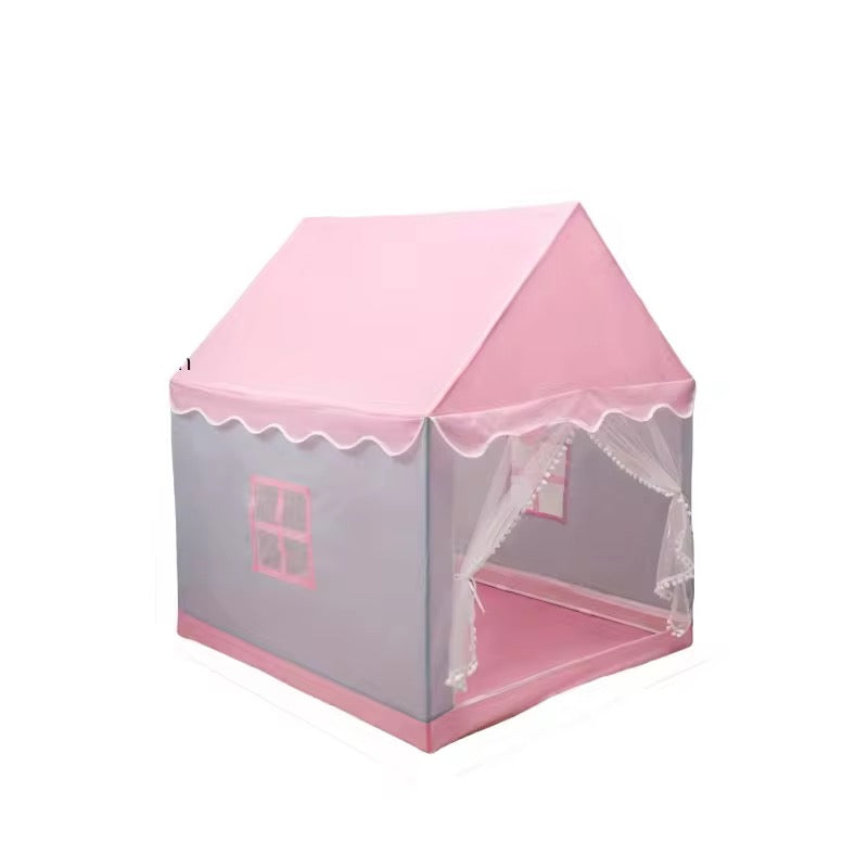 Kids’ Play Tent House (Pink, Yellow &amp; Blue) – Fun Indoor &amp; Outdoor Play Space