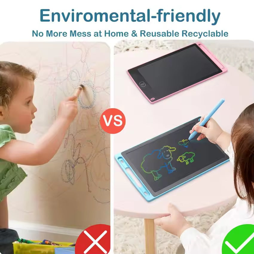 10-Inch LCD Writing Tablet – Colorful Screen Drawing Pad for Kids &amp; Adults