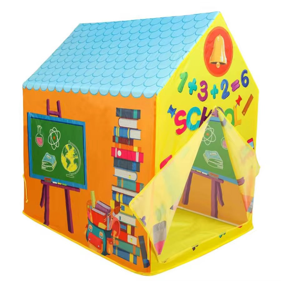 School Theme Tent House for Kids – Fun Learning Play Tent