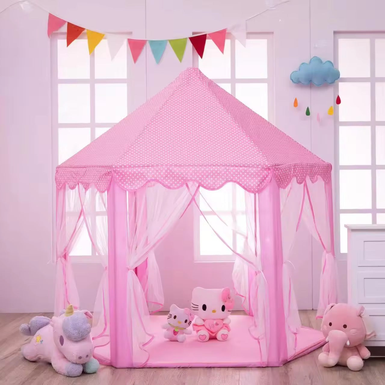 Princess Castle Kids Play Tent House – Magical Indoor &amp; Outdoor Play Tent