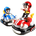 Fun Educational Remote Control Fighting Robot Battle Bumper Car Set – 2 Player Game with Music