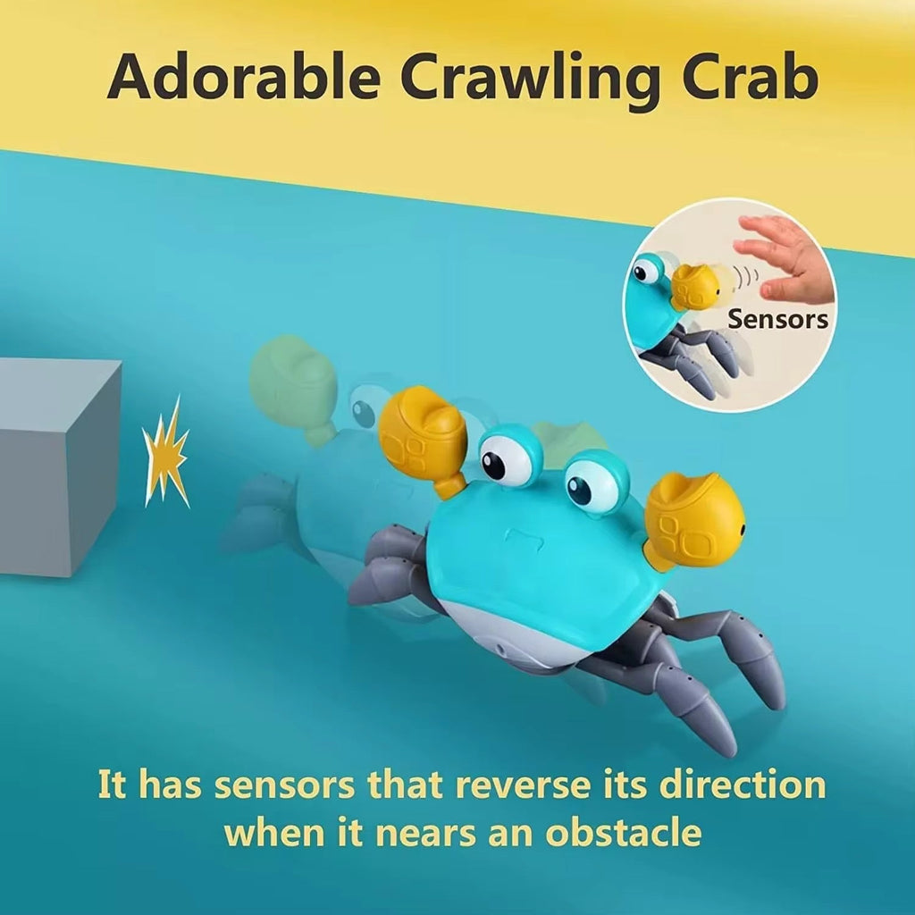 Induction Crawling Crab Toy – Smart Motion Sensor Fun Interactive Toy for Kids