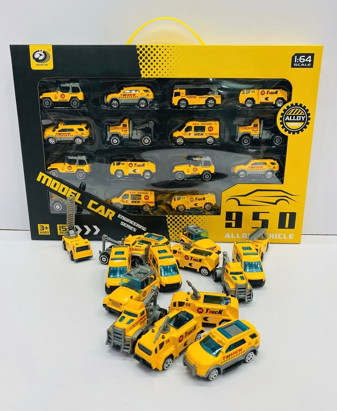 15 Metal Cars Box – Premium Quality 1:64 Scale Die-Cast Vehicle Set