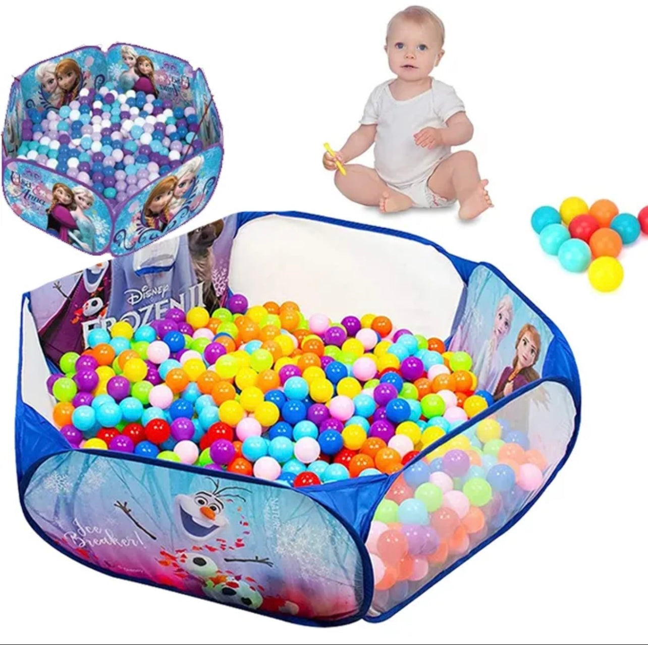 Magic Tent House with 25 Colorful Plastic Balls – Fun Kids Play Set