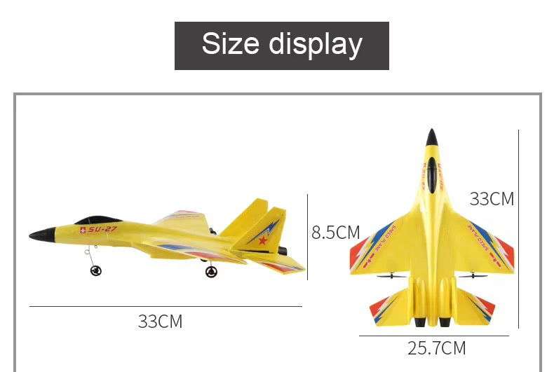 RC SU-35 Fighter Jet – Remote Control Flying Plane with Durable EPP Foam Body