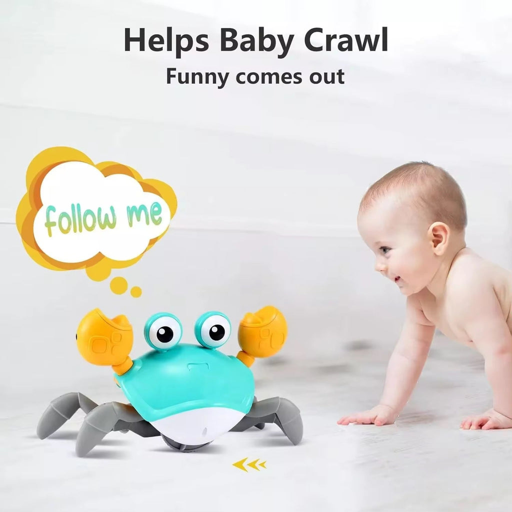 Induction Crawling Crab Toy – Smart Motion Sensor Fun Interactive Toy for Kids