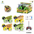 Rechargeable Dancing Stunt Car for Kids – Remote Control Action Toy with Lights &amp; Music