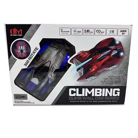RC Wall Climbing Remote Control Car – Floor & Wall Racing Stunt Climber Toy