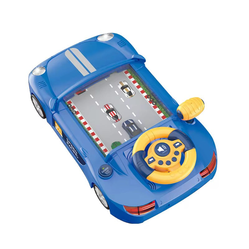 Racing Car Simulator – Lights, Music &amp; Driving Fun Interactive Steering Game Toy