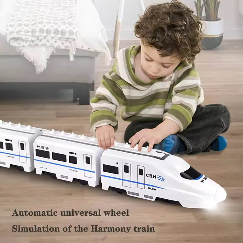 Remote Control Detachable Toy Train – 69cm Interactive Electric Locomotive Set