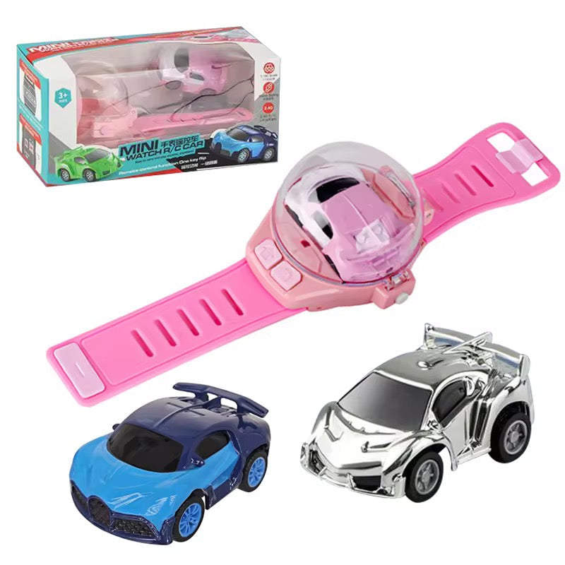 Mini Remote Control Car Watch Toy – 2.4GHz Wrist Racing Car Watch for Kids