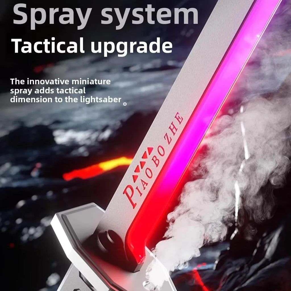 Kids Multi-Color Battle Laser Sword with Smoke – LED Light-Up Action Toy