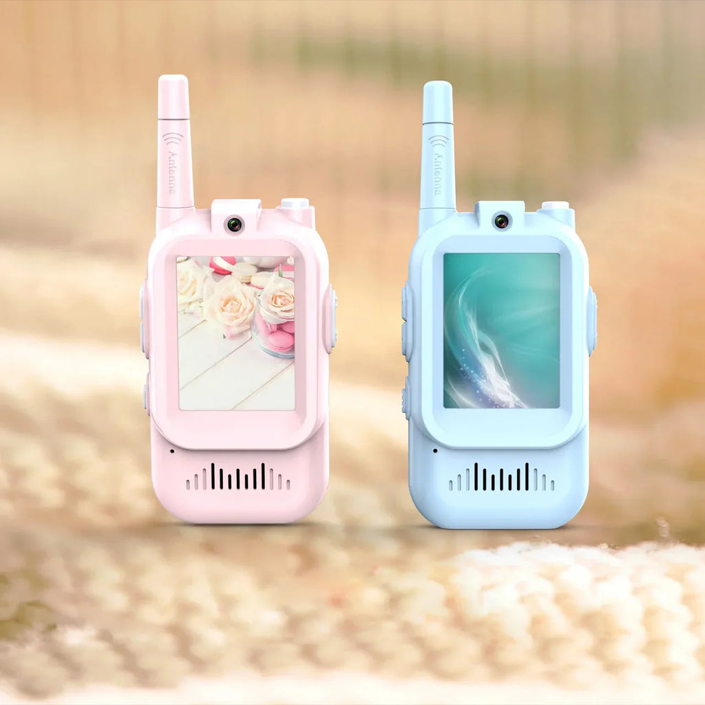 2PCS Rechargeable Kids Video Call Walkie Talkie – Smart Interactive Communication Toy