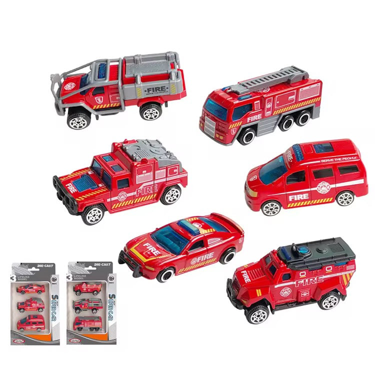 Pack of 4 Mini Metal Cars – Die-Cast Model Set for Kids