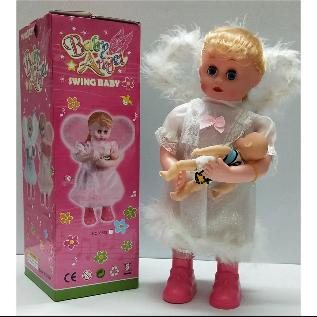 Adorable Baby Swing Doll – Musical Rocking &amp; Interactive Cute Toy for Kids