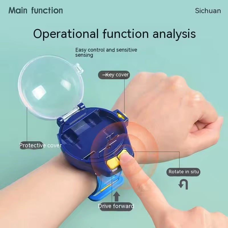 Mini Remote Control Car Watch Toy – 2.4GHz Wrist Racing Car Watch for Kids