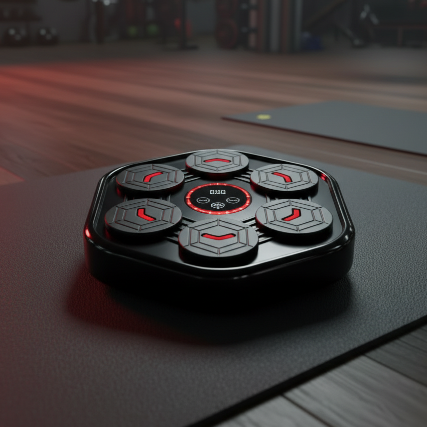 Adult Music Boxing Machine– Smart Bluetooth Punching Trainer with LED Lights