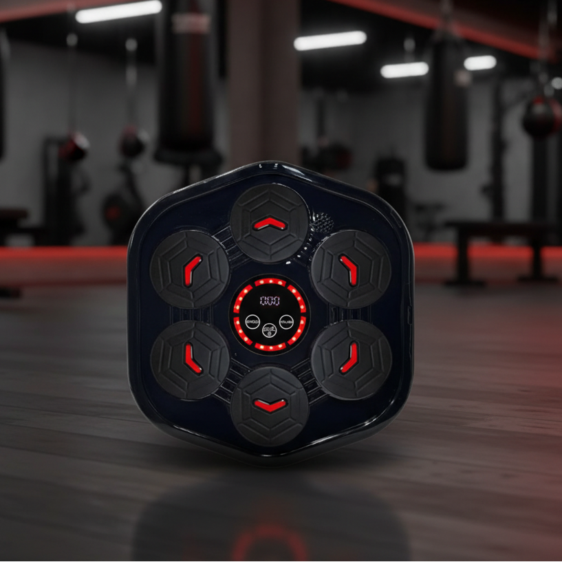 Adult Music Boxing Machine– Smart Bluetooth Punching Trainer with LED Lights
