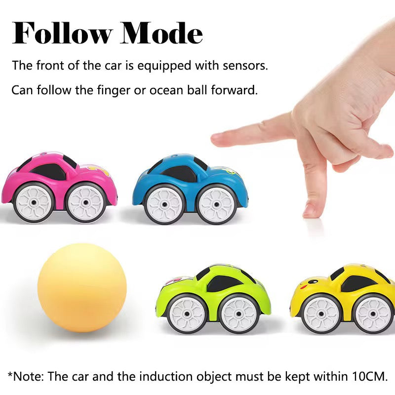 2.4GHz Electric Mini Follow Car – Remote & Induction Control Smart Toy Car