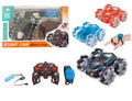 2-in-1 Remote Control Stunt Car with Watch &amp; Remote – 4WD Off-Road Acrobatic Toy