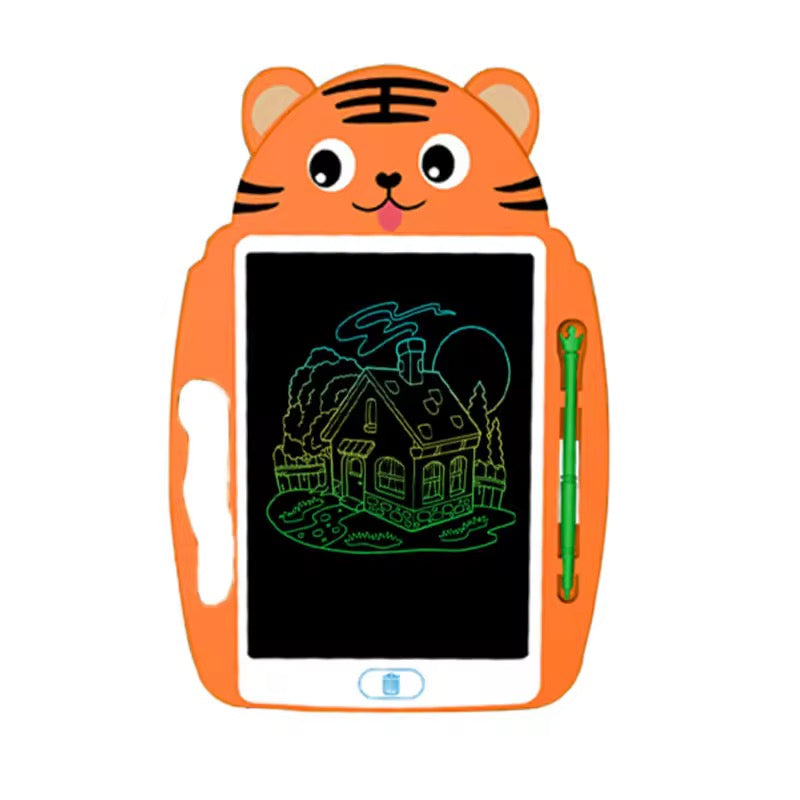 Cute Animal Design 9-Inch LCD Writing Tablet – Multicolor Screen Drawing Pad for Kids