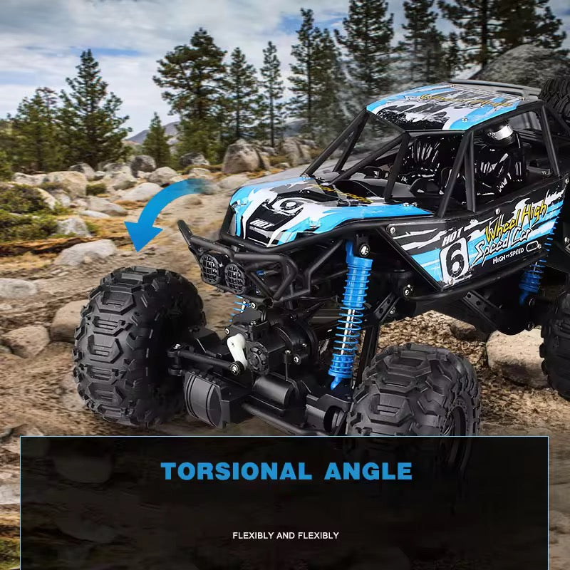 Rock Crawler RC Metal Remote Control Car for Kids – Off-Road Adventure Vehicle